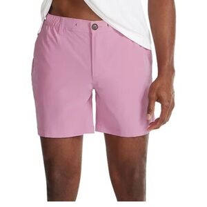 Men's Pink size small Chubbies everywear 6 inch inseam performance shorts
